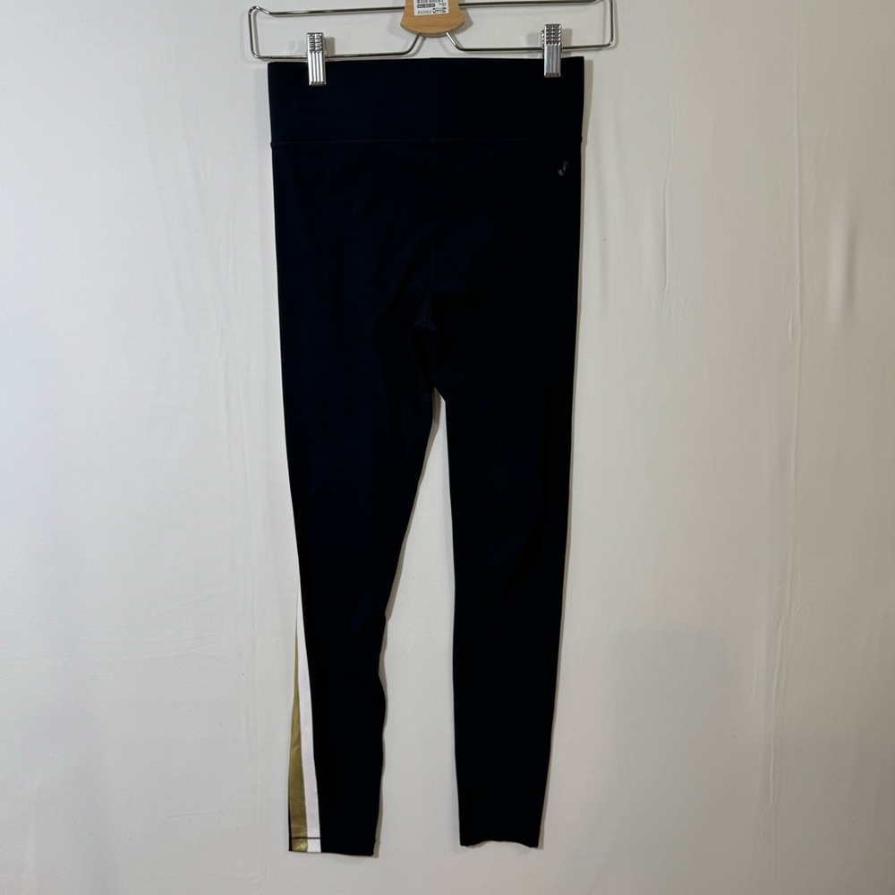 All Access Bandier Stevie Leggings Women S Black‎ Gold Stripe High Rise Athletic - Picture 3 of 6